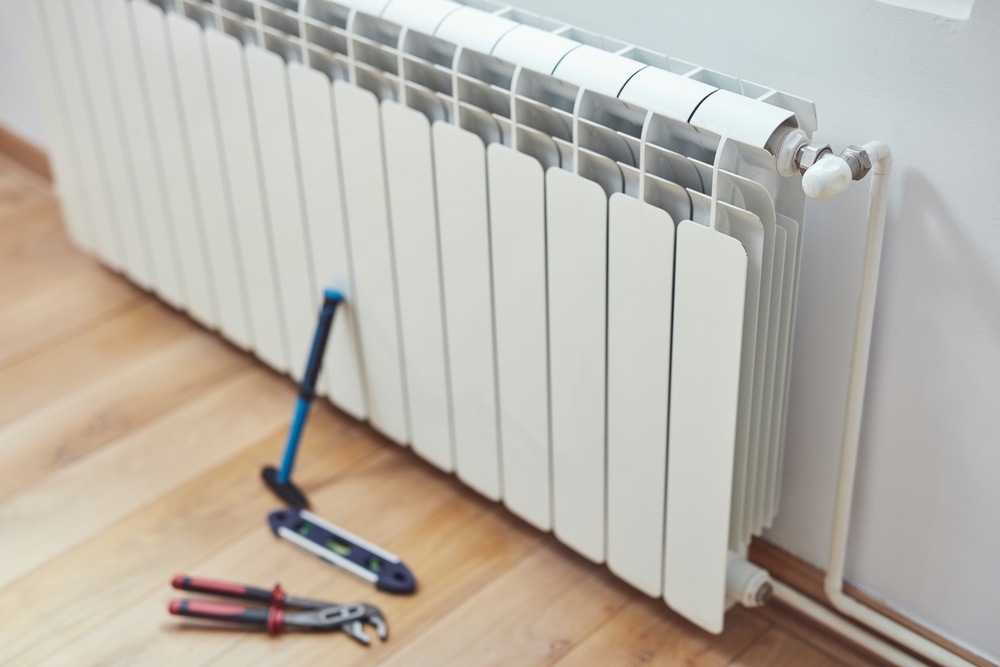 central heating installation